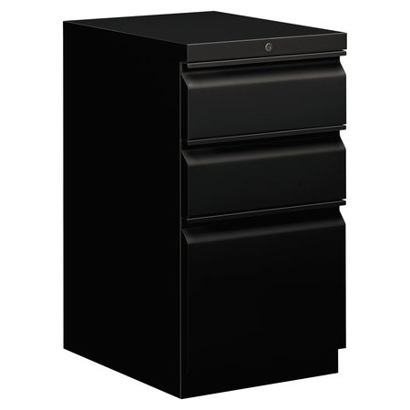 HON 15 in W 3 Drawer File Cabinets, Black, Letter H33720R.L.P